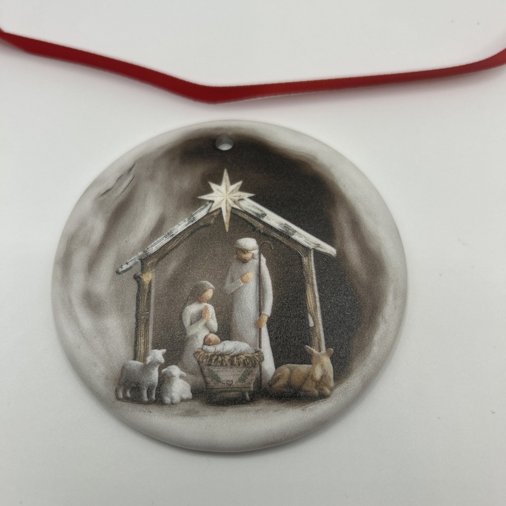 Sol Vibes Nativity Scene Christmas Ornament